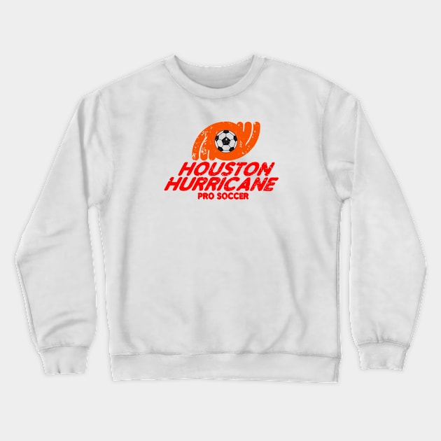 1978 Houston Hurricane Vintage Soccer Crewneck Sweatshirt by ryanjaycruz